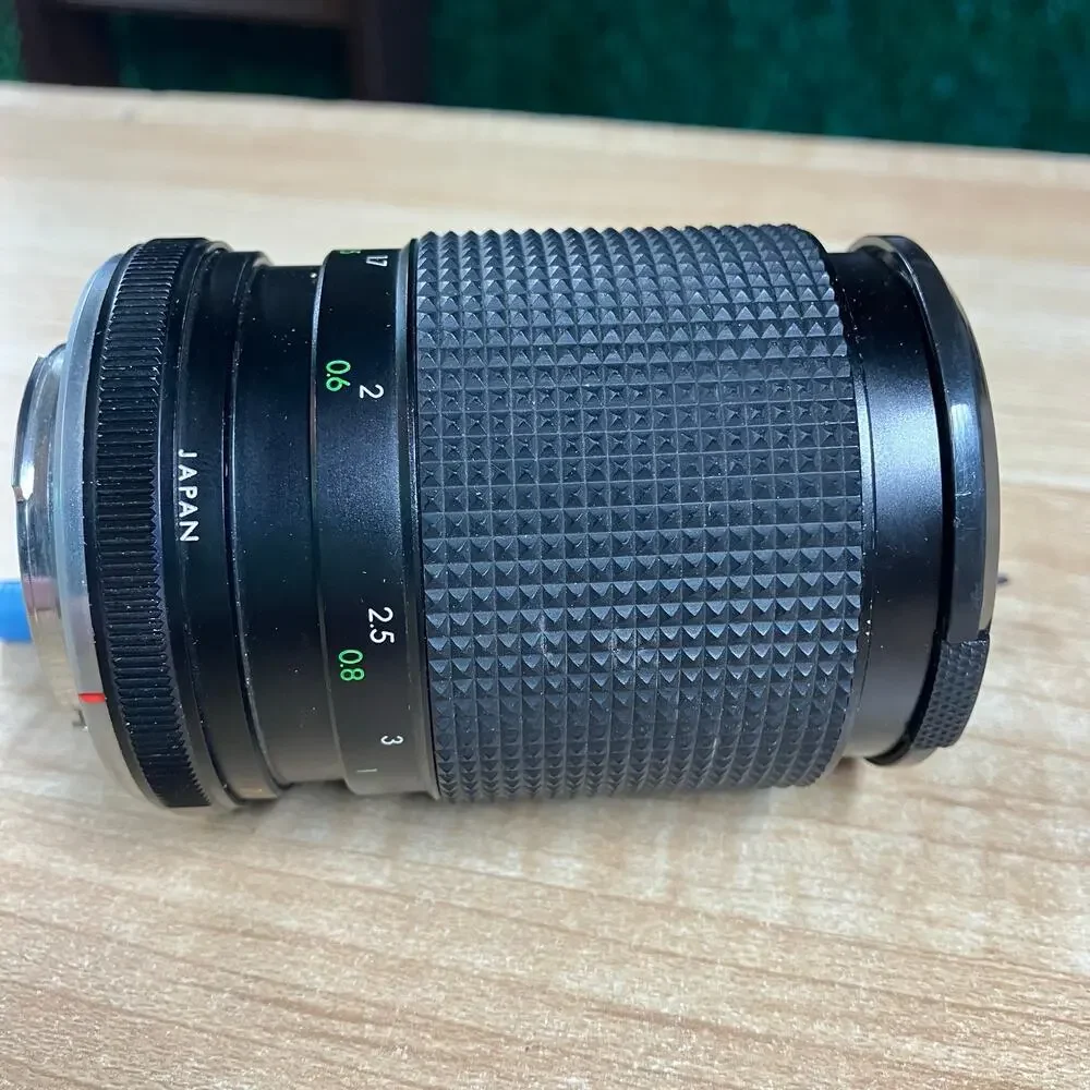 Vintage manual focus zoom lens.